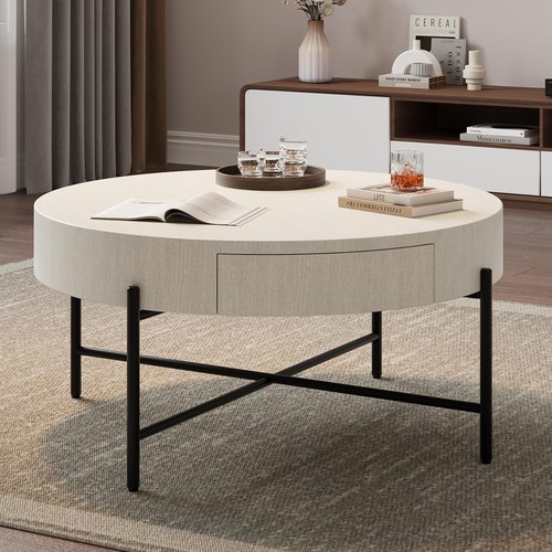 Couchtisch 81cm rund - 81cm,