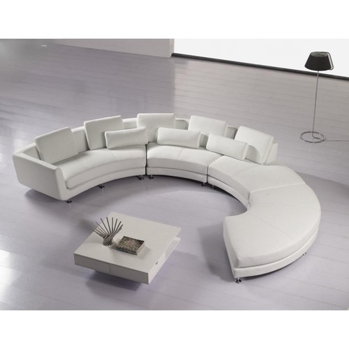 Rundsofa mit usb runde couch - mit,