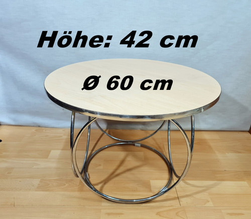 Beistelltisch rund edelstahl - rund,