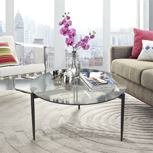 Couchtisch rund glas - rund,