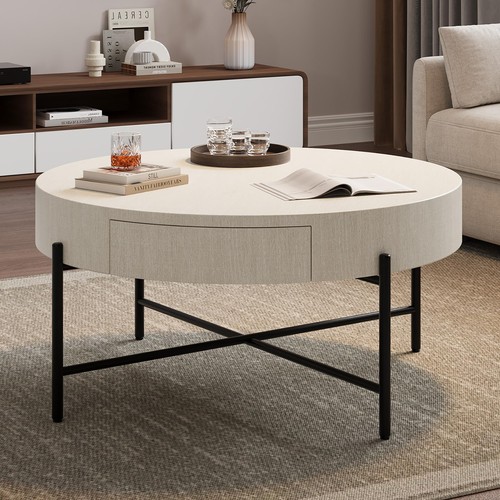Couchtisch 81cm rund - 81cm,