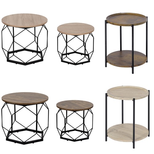 Couchtisch rund beistelltisch - rund,