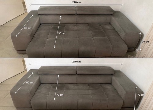 Sofa couch premium - couch, 240cm